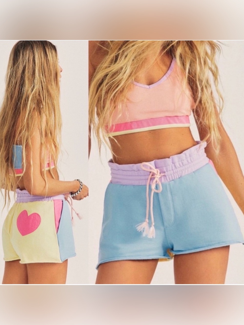 LoveShackFancy x Beach Riot Dionne Shorts - Picture 1 of 11